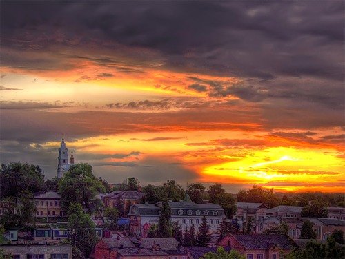 Вид на центр города